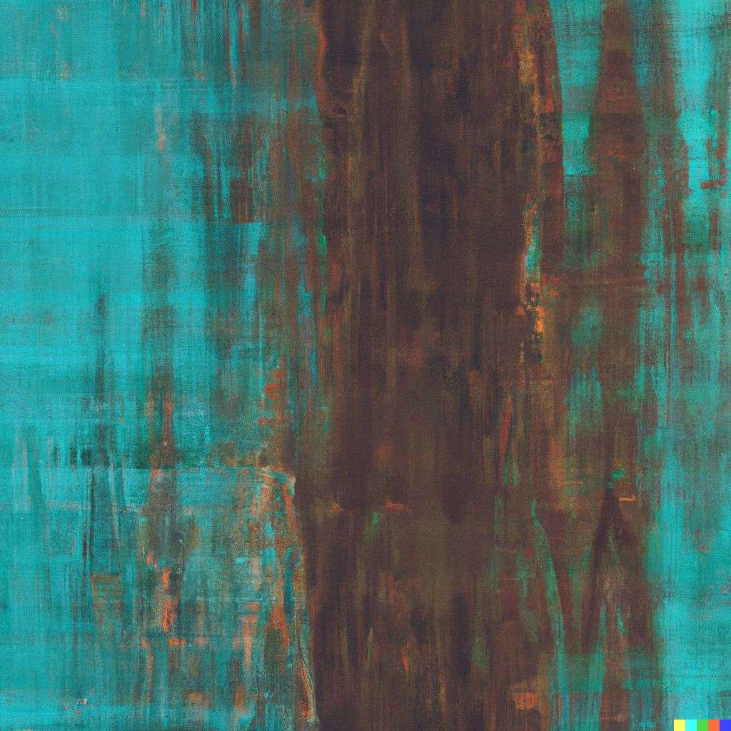 a representation of anxiety, pixel sorting glitch art